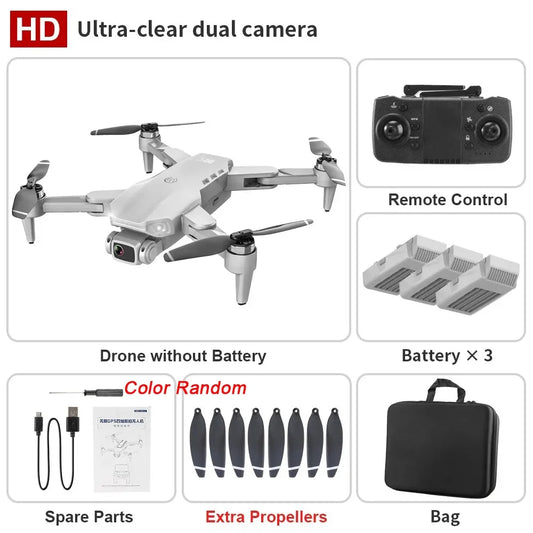 L900 Pro Drone 4K Professional 5G GPS HD Dual Camera Brushless Foldable Quadcopter 1.2KM RC Distance Drone Toy for Adults
